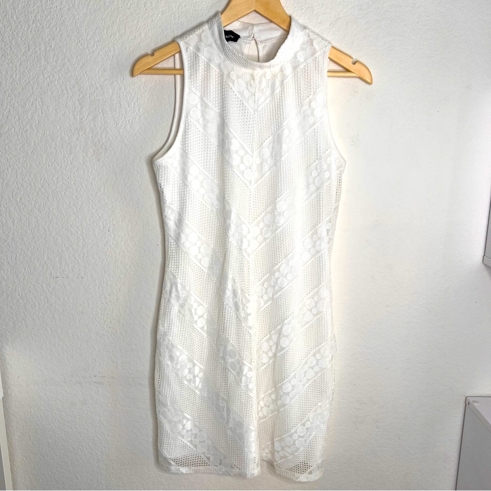 Wild Meadow women’s white lace sleeveless dress size small